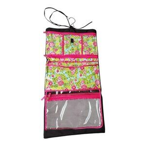 Travel Hanging Cosmetic Bag Toiletry Makeup Organizer Pocket Pouches Floral